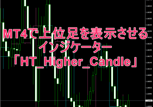 MT4で上位足を表示させるインジケーター「HT_Higher_Candle」